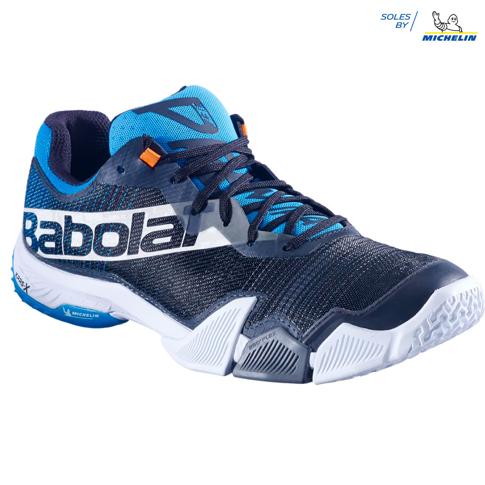 fiabilidad Sencillez patrocinador Shoes: Padel Shoes Babolat Jet Premura 2022 Blue